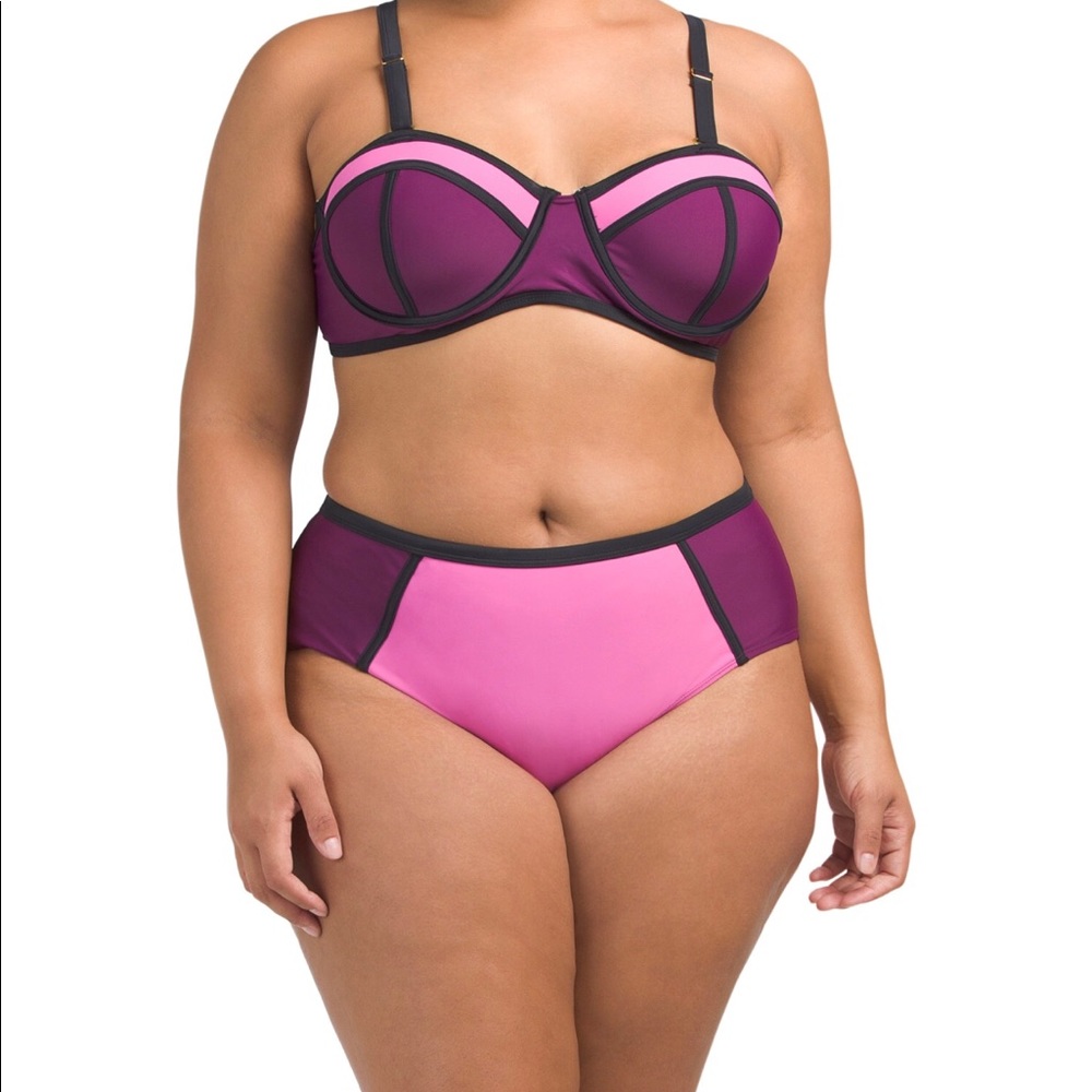 NWT Paramour 2 Pieces Bikini with High Waist